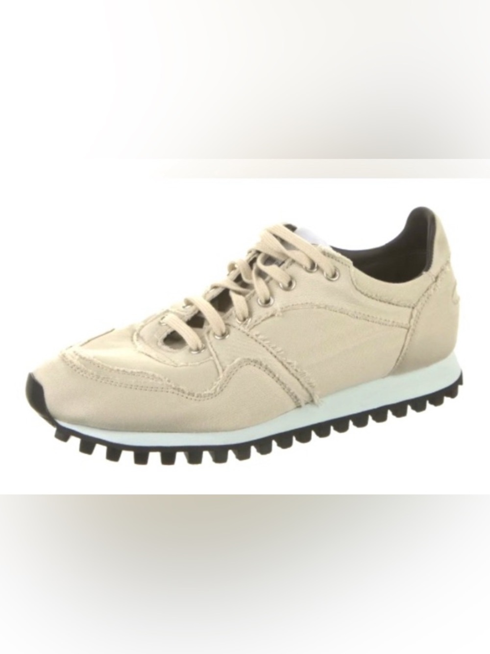 Spalwart X Comme des Garçons- Beige Fabric Low Top Sneakers- Size 36 (US size 6)